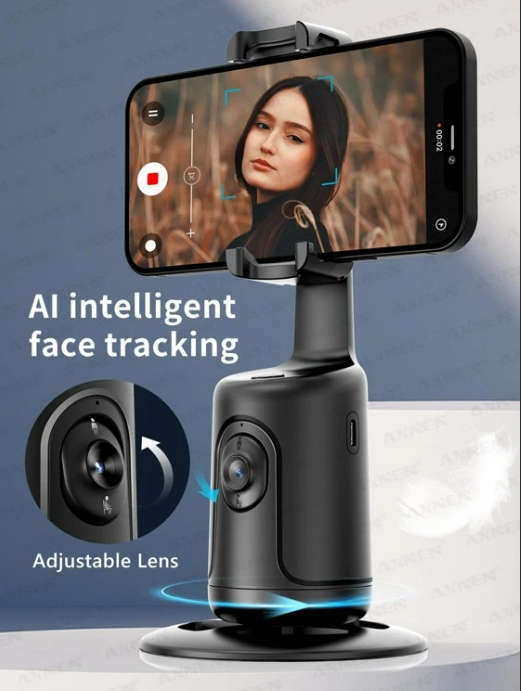 Palo de Selfie Inteligente con Seguimiento Facial y Mando Bluetooth