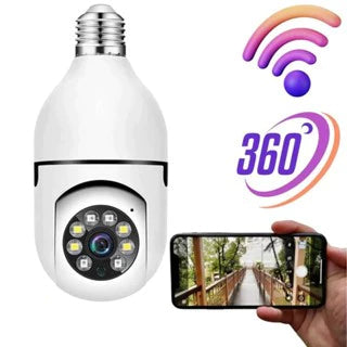 Bombilla de Luz con Cámara de Seguridad Wi-Fi