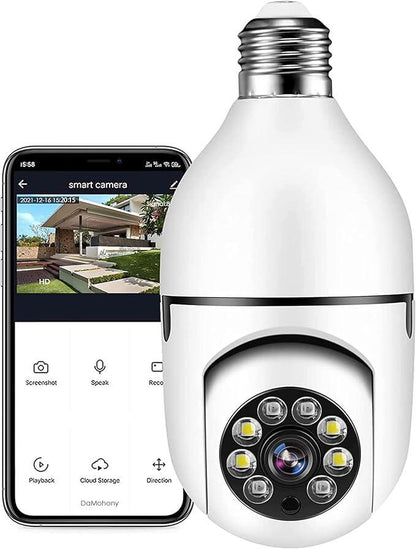 Bombilla de Luz con Cámara de Seguridad Wi-Fi
